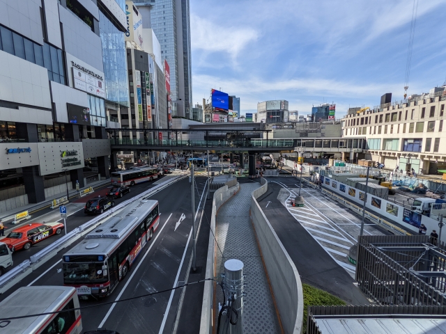 渋谷西口歩道橋