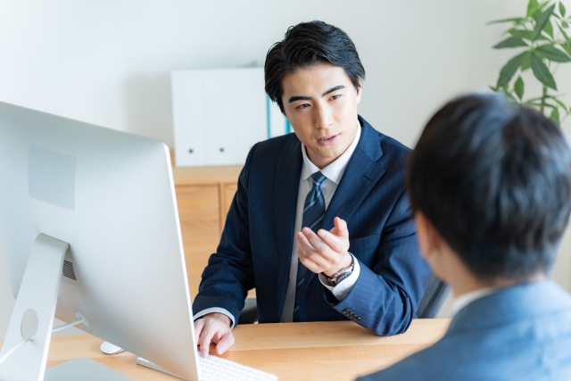 男性2人の会話